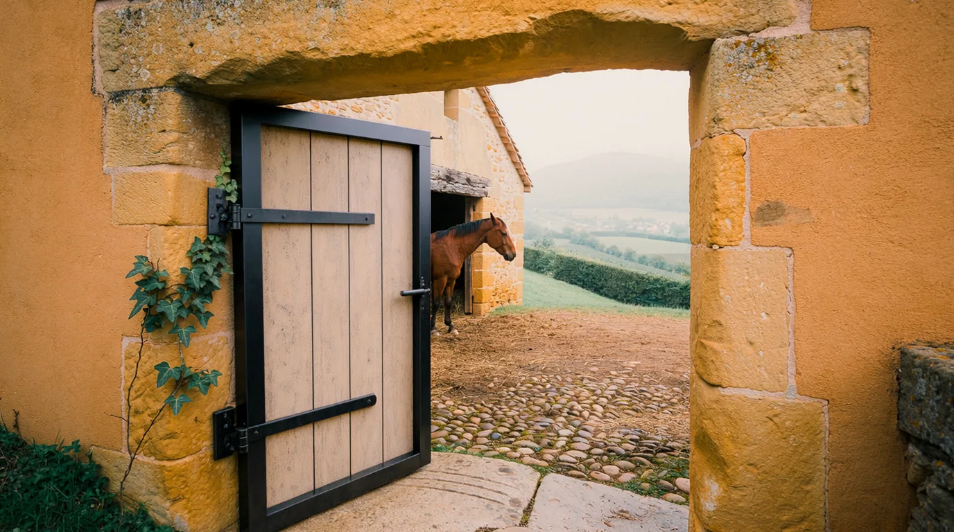 Entrée, Ferme équestre Les Fougères, centre équestre à Usson-en-Forez